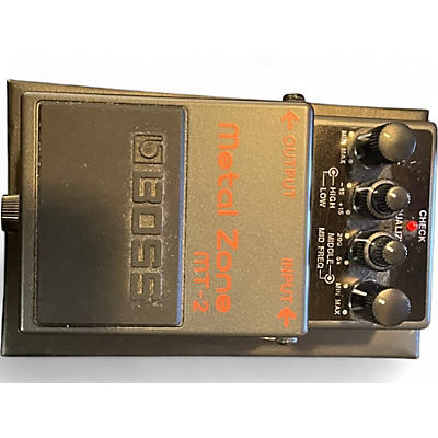 Used BOSS MT2 Metal Zone Distortion Effect Pedal