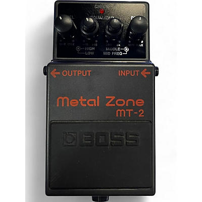 Used BOSS MT2 Metal Zone Distortion Effect Pedal