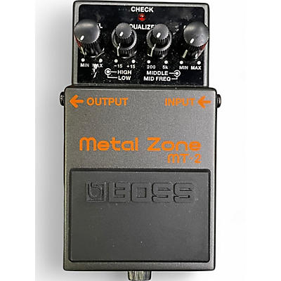 Used BOSS MT2 Metal Zone Distortion Effect Pedal