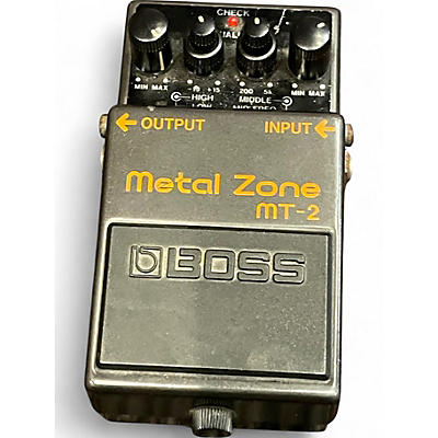 Used BOSS MT2 Metal Zone Distortion Effect Pedal