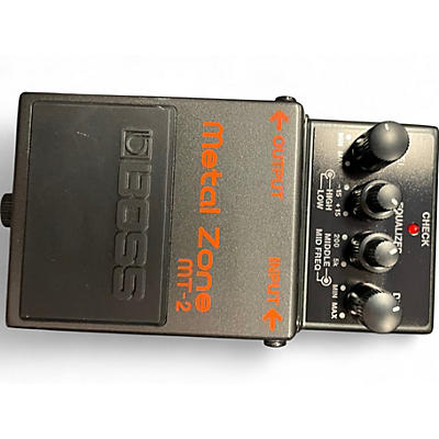 Used BOSS MT2 Metal Zone Distortion Effect Pedal
