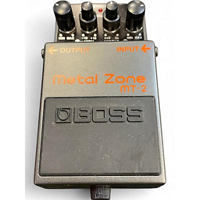 Used BOSS MT2 Metal Zone Distortion Effect Pedal