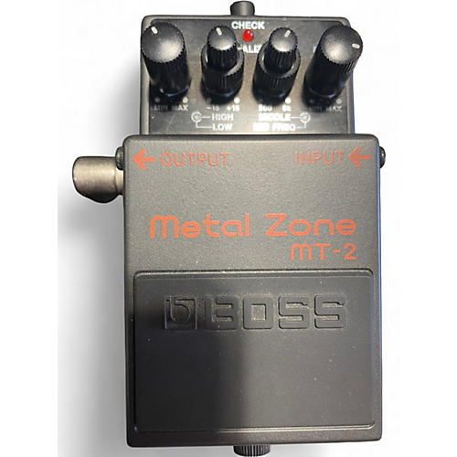 Used BOSS MT2 Metal Zone Distortion Effect Pedal