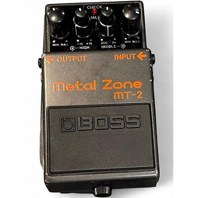 Used BOSS MT2 Metal Zone Distortion Effect Pedal