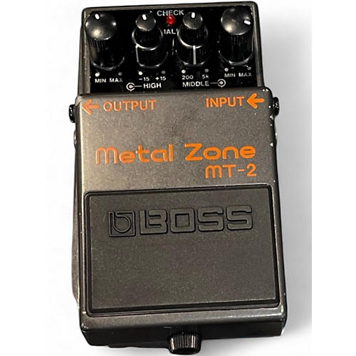 Used BOSS MT2 Metal Zone Distortion Effect Pedal