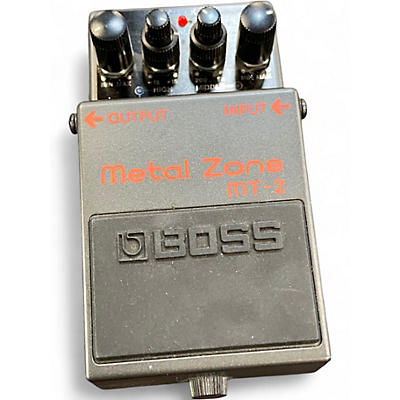 Used BOSS MT2 Metal Zone Distortion Effect Pedal