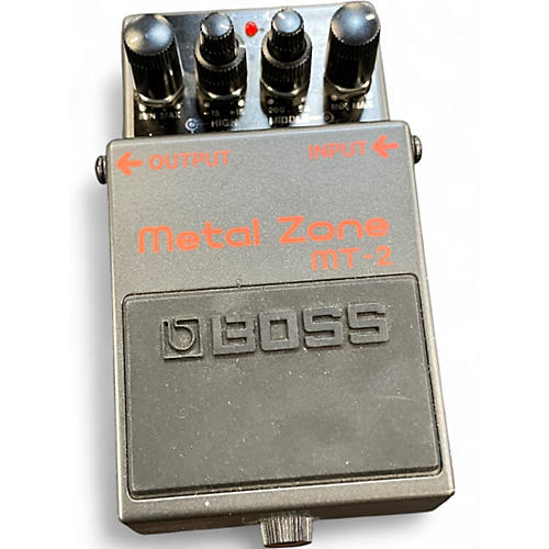 Used BOSS MT2 Metal Zone Distortion Effect Pedal