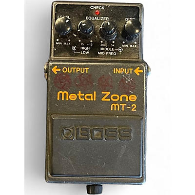 Used BOSS MT2 Metal Zone Distortion Effect Pedal