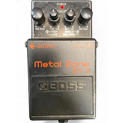 Used BOSS MT2 Metal Zone Distortion Effect Pedal