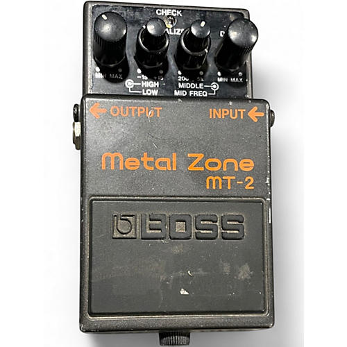 Used BOSS MT2 Metal Zone Distortion Effect Pedal
