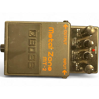 Used BOSS MT2 Metal Zone Distortion Effect Pedal