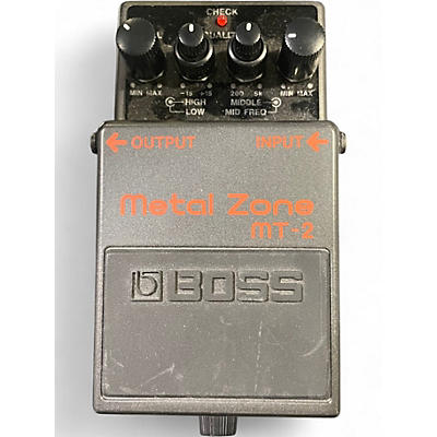 Used BOSS MT2 Metal Zone Distortion Effect Pedal