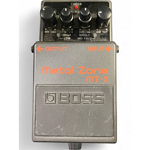 Used BOSS MT2 Metal Zone Distortion Effect Pedal