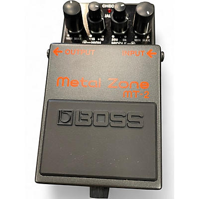 Used BOSS MT2 Metal Zone Distortion Effect Pedal