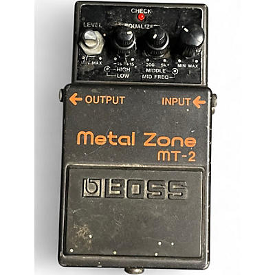 Used BOSS MT2 Metal Zone Distortion Effect Pedal