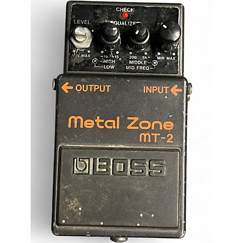Used BOSS MT2 Metal Zone Distortion Effect Pedal