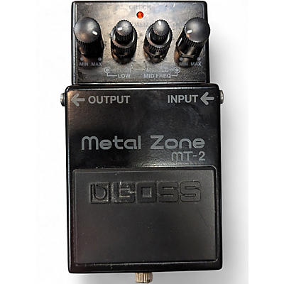 Used BOSS MT2 Metal Zone Distortion Effect Pedal