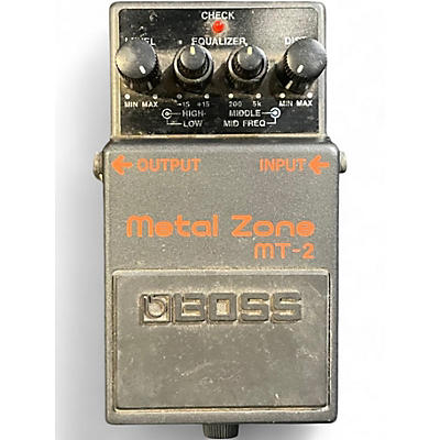 Used BOSS MT2 Metal Zone Distortion Effect Pedal