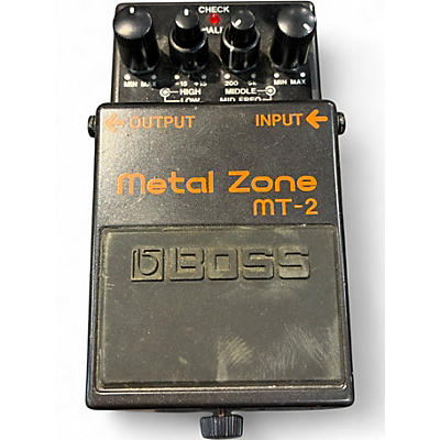 Used BOSS MT2 Metal Zone Distortion Effect Pedal