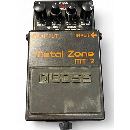Used BOSS MT2 Metal Zone Distortion Effect Pedal