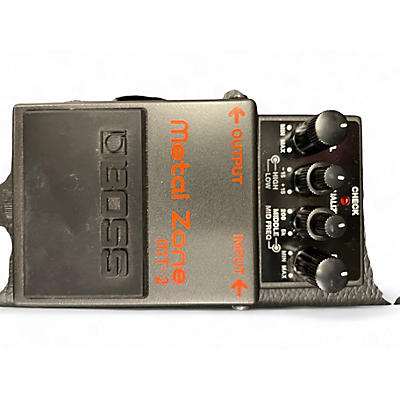 Used BOSS MT2 Metal Zone Distortion Effect Pedal
