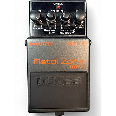 Used BOSS MT2 Metal Zone Distortion Effect Pedal