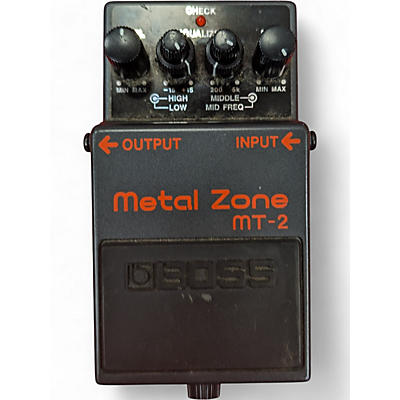 Used BOSS MT2 Metal Zone Distortion Effect Pedal
