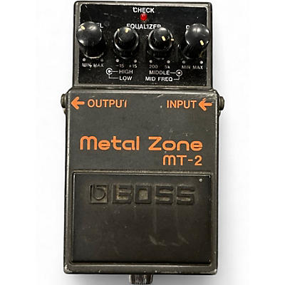 Used BOSS MT2 Metal Zone Distortion Effect Pedal