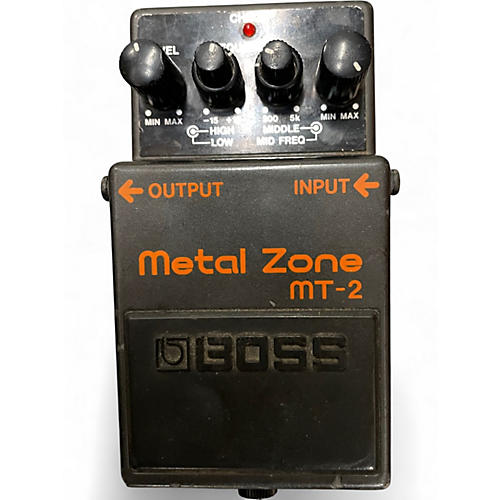 Used BOSS MT2 Metal Zone Distortion Effect Pedal