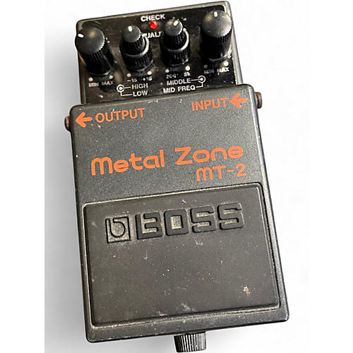 Used BOSS MT2 Metal Zone Distortion Effect Pedal