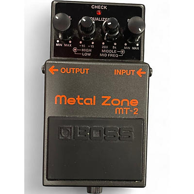 Used BOSS MT2 Metal Zone Distortion Effect Pedal
