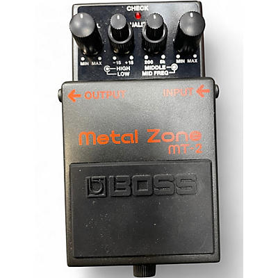 Used BOSS MT2 Metal Zone Distortion Effect Pedal
