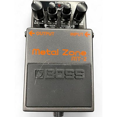Used BOSS MT2 Metal Zone Distortion Effect Pedal
