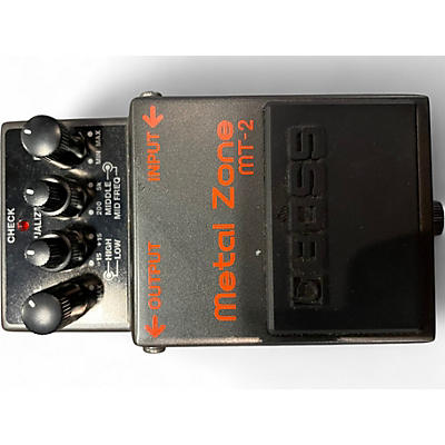 Used BOSS MT2 Metal Zone Distortion Effect Pedal