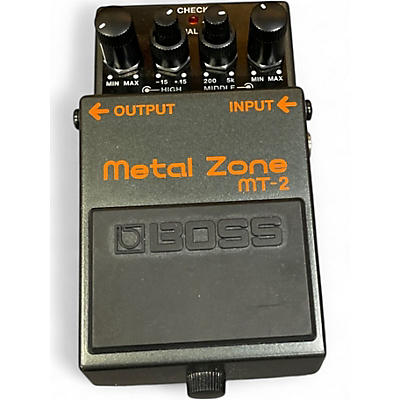 Used BOSS MT2 Metal Zone Distortion Effect Pedal