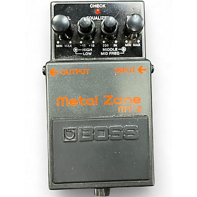 Used BOSS MT2 Metal Zone Distortion Effect Pedal