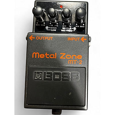 Used BOSS MT2 Metal Zone Distortion Effect Pedal