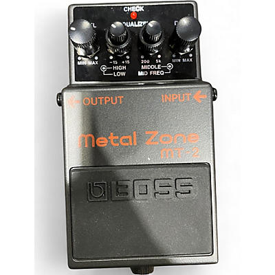 Used BOSS MT2 Metal Zone Distortion Effect Pedal