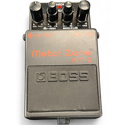 Used BOSS MT2 Metal Zone Distortion Effect Pedal