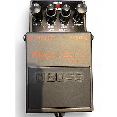 Used BOSS MT2 Metal Zone Distortion Effect Pedal