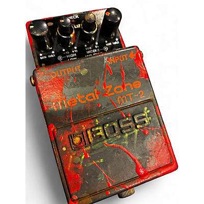 Used BOSS MT2 Metal Zone Distortion Effect Pedal