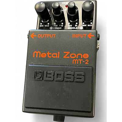 Used BOSS MT2 Metal Zone Distortion Effect Pedal