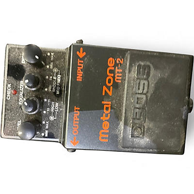 Used BOSS MT2 Metal Zone Distortion Effect Pedal