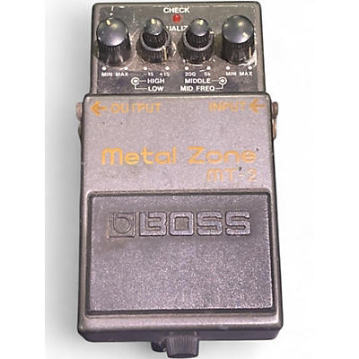 Used BOSS MT2 Metal Zone Distortion Effect Pedal