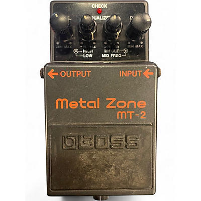 Used BOSS MT2 Metal Zone Distortion Effect Pedal