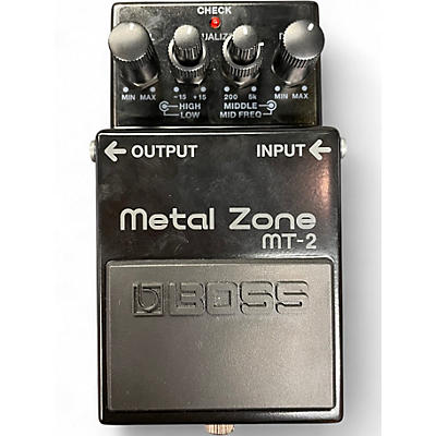 Used BOSS MT2 Metal Zone Distortion Effect Pedal
