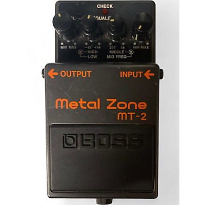 Used BOSS MT2 Metal Zone Distortion Effect Pedal