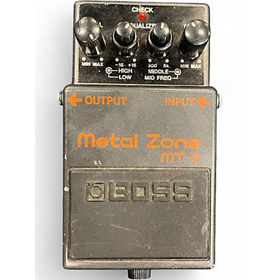 Used BOSS MT2 Metal Zone Distortion Effect Pedal