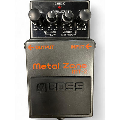 Used BOSS MT2 Metal Zone Distortion Effect Pedal
