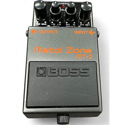 Used BOSS MT2 Metal Zone Distortion Effect Pedal